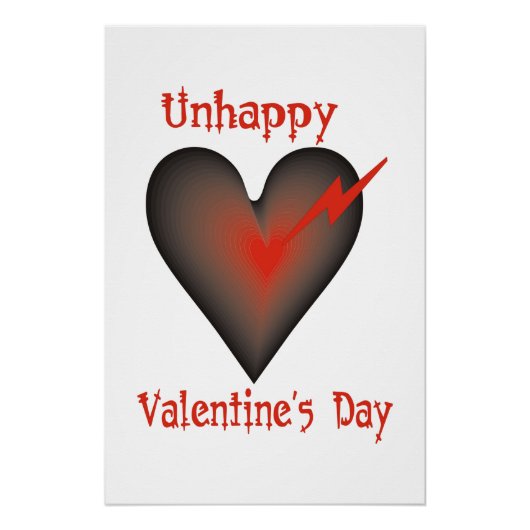 ongelukkige Valentijnsdag Perfect Poster (Voorkant)