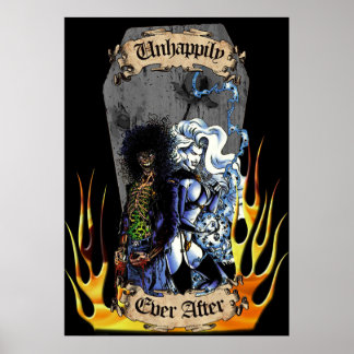 Ongelukkigerwijs ooit na - Lady Death Evil Ernie Poster