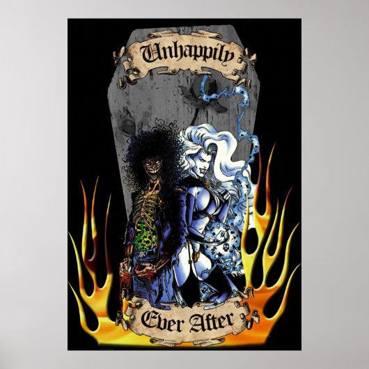 Ongelukkigerwijs ooit na - Lady Death Evil Ernie Poster (Voorkant)