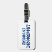 Ongemak bij inbreken bagagelabel (Voorkant verticaal)