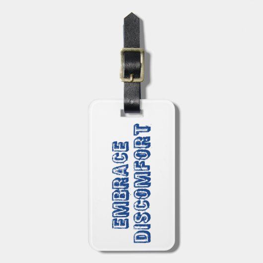 Ongemak bij inbreken bagagelabel (Voorkant verticaal)