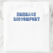 Ongemak bij inbreken ovale sticker (Tas)