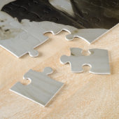 Ongemakkelijke papa in Bowler Family RPPC B & W Fo Legpuzzel (Zijkant)