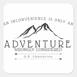 Ongemakken Chesterton Quote Stickers
