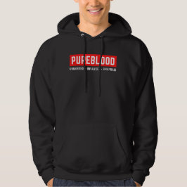 Ongemaskeerd ongevaxteerd onbang urebloed hoodie