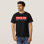 Ongemaskeerd ongevaxteerd onbang urebloed t-shirt (Voorkant volledig)