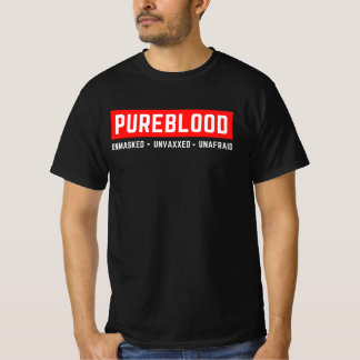 Ongemaskeerd ongevaxteerd onbang urebloed t-shirt