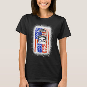 Ongemaskeerd Unmuzzled Unvaccinated Unangered Mess T-shirt