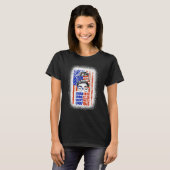 Ongemaskeerd Unmuzzled Unvaccinated Unangered Mess T-shirt (Voorkant volledig)