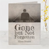 Ongemist maar niet vergeten -  kaart (Gele Bloem)