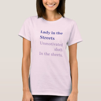ongemotiveerde luiheid t-shirt
