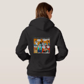 ongeneeslijke stripkanker hoodie (Achterkant volledig)