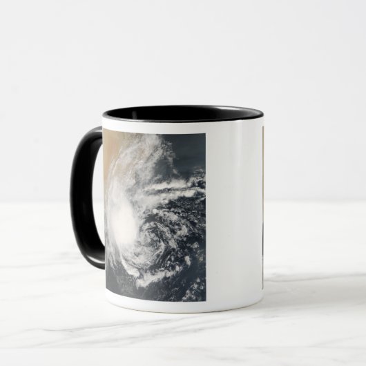 Ongenoemde tropische cycloon mok (Voorkant links)