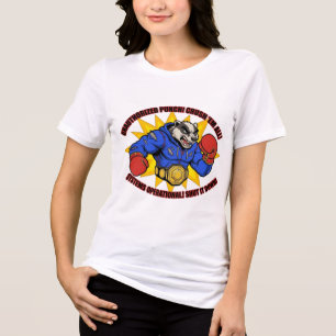 Ongeoorloofd Punch! Crush 'Em All daster T-shirt
