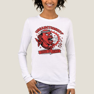 Ongeoorloofde Sluit het Af Surrealistische Visman Tri-Blend Shirt