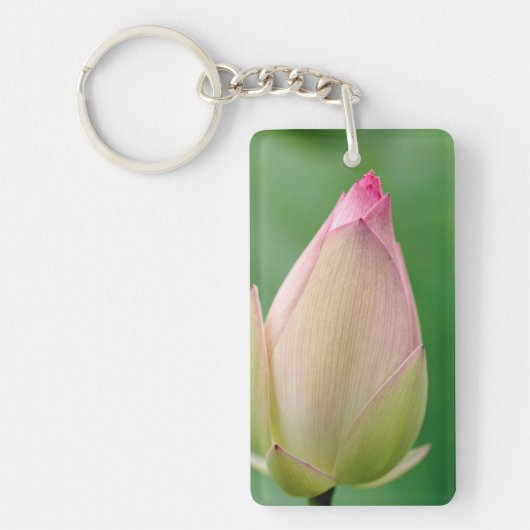 Ongeopende waterLily Bulb, Durban Botanical Sleutelhanger (Voorkant)