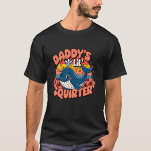 Ongepast Grappige Pappie's Kleine Spuitende Blauwe T-shirt