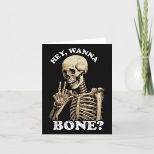 Ongepast Halloween Voor Mannen Vrouwen Skelet Kaart