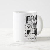 Ongepast huwelijksdag voorstel - grappig grote koffiekop (Voorkant rechts)