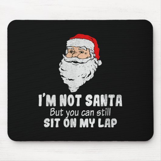 Ongepast ondeugend grappig volwassenen Kerstmis Muismat (Voorkant)
