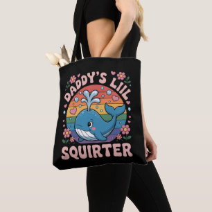 Ongepast Papa's Kleine Sproeier Embarrasserend Tote Bag