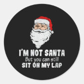 Ongepast stout ronde sticker (Voorkant)