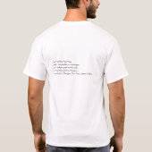 Ongepast T-shirt (Achterkant)