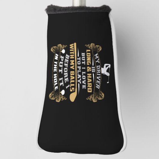 ongepaste golfafdekking golfheadcover (Draai 90)
