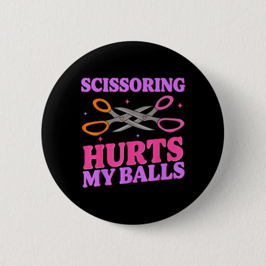 Ongepaste grappige humor ronde button 5,7 cm (Voorkant)