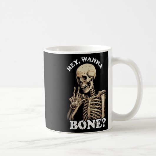 Ongepaste Halloween voor mannen Vrouwen Skeleton Koffiemok (Rechts)