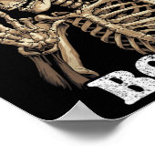 Ongepaste Halloween voor mannen Vrouwen Skeleton Poster (Hoek)