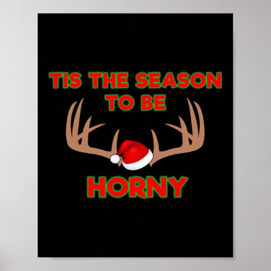 Ongepaste Kerst - dit is het seizoen om te worden Poster (Voorkant)