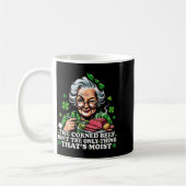Ongepaste St. Patrick's Day grappige St. Pats humo Koffiemok (Links)
