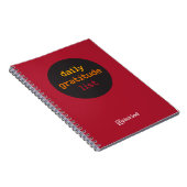 Ongepekeld Dankbaarheidsjournaal Notitieboek (Rechterzijde)