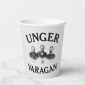 Ongere Varagan Papieren Bekertje Bekers (Achterkant)