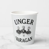 Ongere Varagan Papieren Bekertje Bekers (Voorkant)