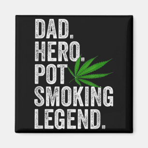 Ongered Wiet Vader T-shirt Funny Stoner Kerst T-sh Magneet