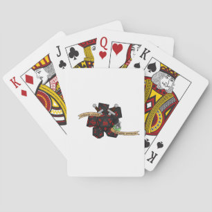 Ongeregeld Dobbelsteenontwerp Pokerkaarten