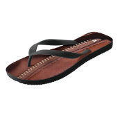 Ongeregen Leer Teenslippers (Schuin)