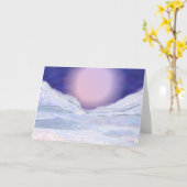 ongerepte sneeuw kaart (Gele Bloem)