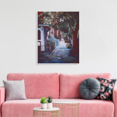 Ongerepte wandeling op 19th Street, NYC Canvas Afdruk (Insitu (Woonkamer))