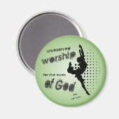 Ongereserveerde aanbiddingsmagneet magneet (Voorkant / Achterkant)