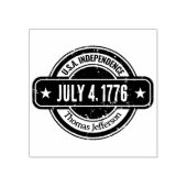 Ongerust aangepast onafhankelijkheidsdag Amerikaan Rubberstempel (Afrduk)