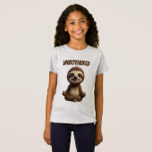 Ongeruste Chille Luiaard T-shirt (Voorkant volledig)