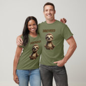 Ongeruste Chille Luiaard T-shirt (Unisex)