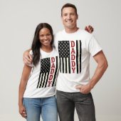 Ongeruste Daddy Amerikaanse Vlag Shirt Ontwerp_1 (Unisex)