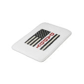 Ongeruste Daddy Amerikaanse Vlag Truit Ontwerp_1 Badmat (Gekanteld)
