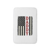 Ongeruste Daddy Amerikaanse Vlag Truit Ontwerp_1 Badmat (Voorkant Verticaal)
