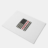 Ongeruste Daddy Amerikaanse Vlag Truit Ontwerp_1 Deurmat (Schuin)