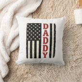 Ongeruste Daddy Amerikaanse Vlag Truit Ontwerp_1 Kussen (Deken)